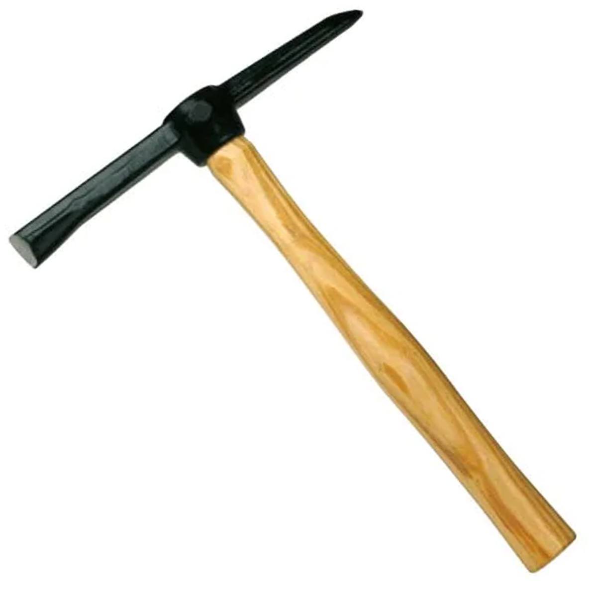 Powerweld RLHWH-30 Chipping Hammer, Wooden Handle, Cross Chisel and Po